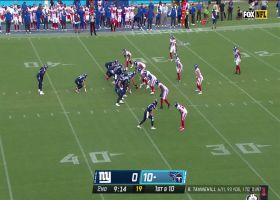 Tannehill dots Cody Hollister for 22-yard toe-tap catch