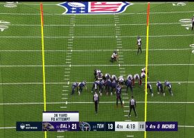 Tucker puts the Ravens up two scores with his sixth FG vs. Tennessee