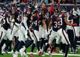 Jake Hansen steps in front of Purdy's throw over middle for INT