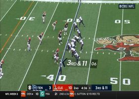 Okoronkwo and Garrett push Titans out of FG range on sack of Tannehill