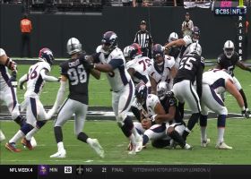 Russell Wilson has nowhere to go on Raiders' sack