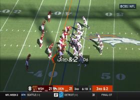 Courtland Sutton's first catch of game goes for 13 yards in third quarter