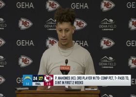 Patrick Mahomes explains how defense kept them in game during Week 2