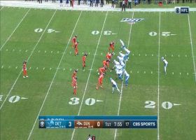 Jeremiah Attaochu explodes up the middle for sack