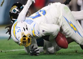 Helmet-doink fumble on punt turns into Chargers' FIFTH takeaway of first half