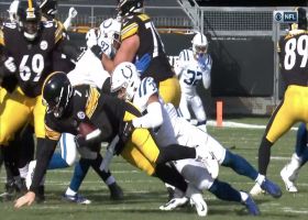 Khari Willis swings down Big Ben for the sack on well-timed blitz