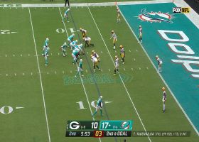Preston Smith pops ball in the air on strip-sack of Tagovailoa 