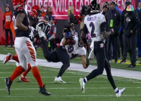 Josh Oliver's juggling grab moves chains for Ravens on first drive