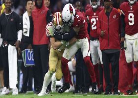 Christian McCaffrey flashes elusiveness, power on latest reception for first down