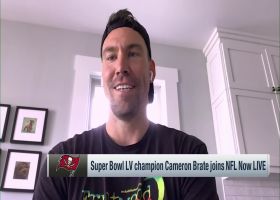 Cameron Brate details catching Lombardi Trophy pass from Tom Brady