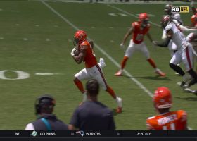 Rookie Roschon Johnson finds an opening for 29-yard burst