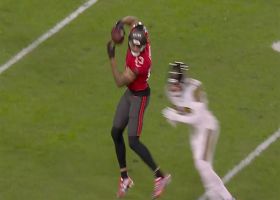 Mike Evans reels in first reception despite a major hit from Mathieu