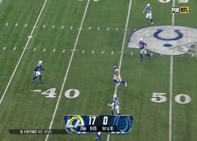 Puka Nacua gets free for 32-yard gain