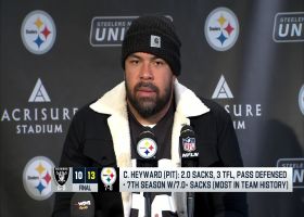 Cam Heyward reflects on Franco Harris' impact after Steelers' win over Raiders