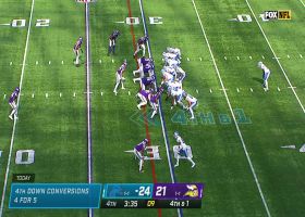 Kendricks, Hunter combine for massive fourth-down stop late