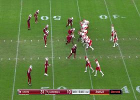 Chris Oladokun enters video-game mode for 28-yard completion to Ty Fryfogle