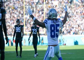 Noah Brown's second TD catch of game gives Cowboys 33-31 lead in fourth