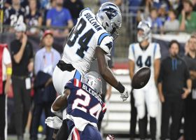 Joshuah Bledsoe frees football away from Stephen Sullivan for Patriots fumble recovery