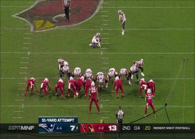 Folk's 51-yard FG trims Patriots' deficit to three headed into halftime