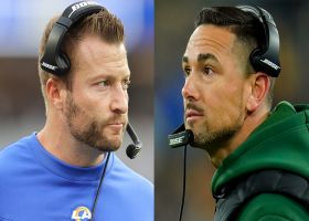 Which head coach matchup is circled on the '22 schedule? | 'GMFB'