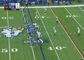Bryce Perkins shows poise on fourth-and-9 dart to J.J. Koski