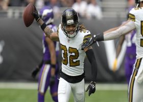 Tyrann Mathieu reads Cousins like a book for INT