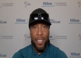 Larry Fitzgerald discusses which two WRs he's watching in the Divisional Round