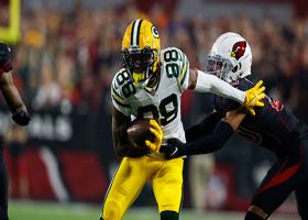 Juwann Winfree's first career catch goes for 12 yards