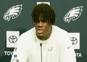 Jordan Davis explains how 'special' it is to remain teammates with Nakobe Dean on Eagles