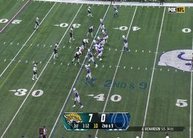 Josh Downs flashes his jets on 22-yard catch and run