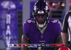 Justin Madubuike gets HYPED after going untouched for TFL