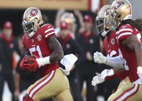 Cousins doesn't see Azeez Al-Shaair, who picks off QB's pass