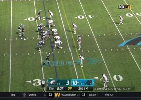 Eagles' sack celebration is perfectly in sync after Hargrave's takedown
