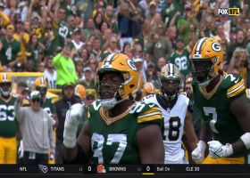 Kenny Clark gobbles up Carr for DT's first sack of 2023
