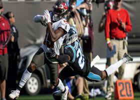 Cyril Grayson's track speed is too much for Panthers' D on 62-yard catch and run