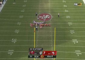 Succop's 55-yard FG attempt couldn't be more off