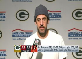 Aaron Rodgers reacts to Mason Crosby game-winning FG