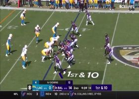 Linval Joseph uses quick swim move to sack Lamar Jackson