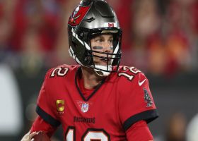 Brady pinpoints Gage in blanket coverage for 11-yard gain on first drive