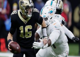 Emmanuel Ogbah's interior pressure forces Ian Book into third-down sack
