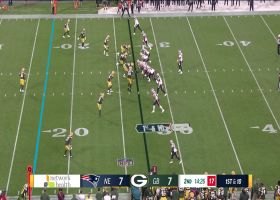 Harlan goes wild over Kingsley Enagbare's strip-sack takeaway vs. Jones