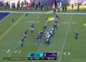 Jason Pierre-Paul enters heat-seeking-missile mode on TFL vs. Chuba Hubbard