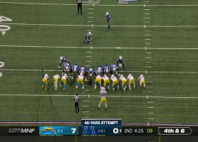 Chase McLaughlin's 46-yard FG gets Colts on the board in second quarter
