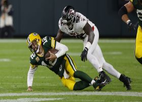 Charles Harris chases down Aaron Rodgers for massive loss on sack