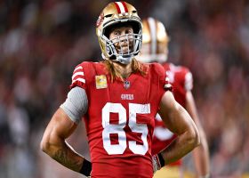 Garoppolo pinpoints Kittle for powerful 21-yard gain over middle