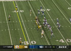 Matt Ryan eludes defenders and finds Jelani Woods for 28 yards