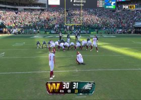 Joey Slye's extra point sends Commanders-Eagles into overtime