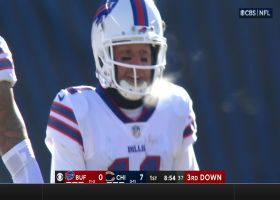 Cole Beasley's second catch as a Bill goes for 9-yard gain