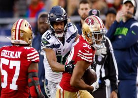 Deommodore Lenoir's smothering coverage generates sideline INT off Geno Smith