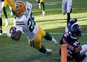 A.J. Dillon trucks past Houston-Carson to score 21-yard TD